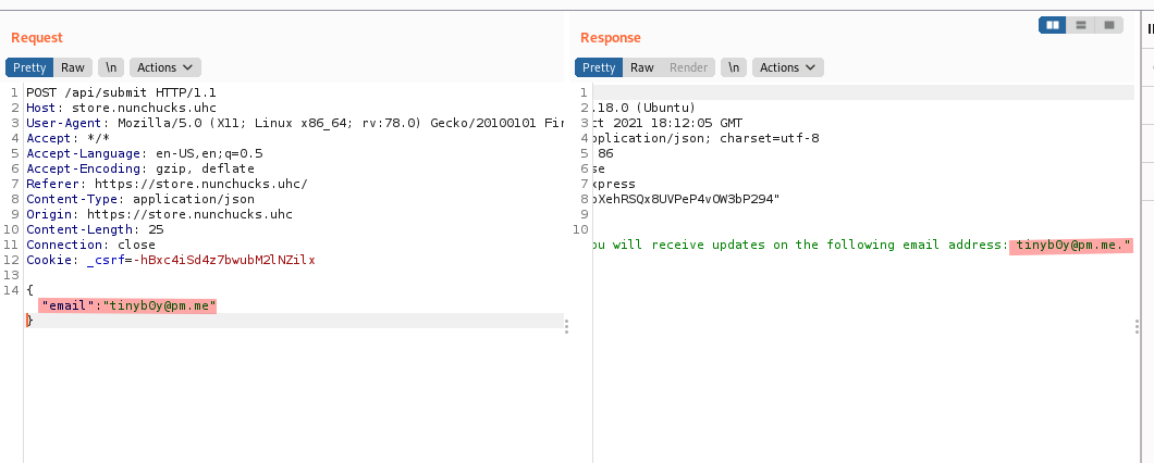 [Intercepting in Burp Suite]